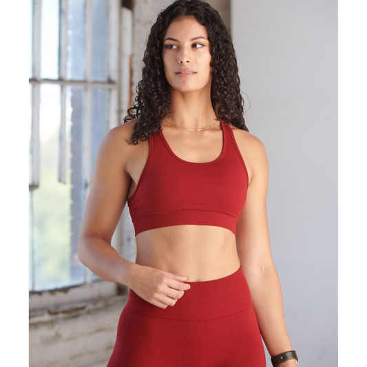 Candylicious Sports Bra ("Spank Me" Scarlet)