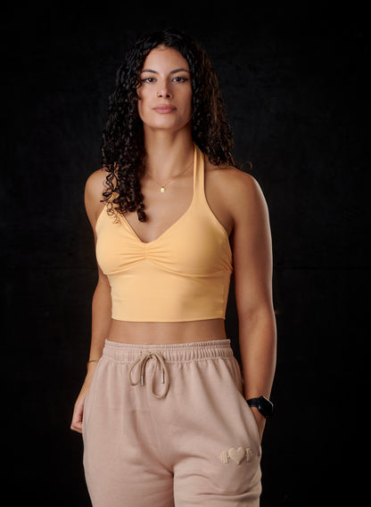 The "Marilyn" Sports Bra (Butterscotch Glaze)